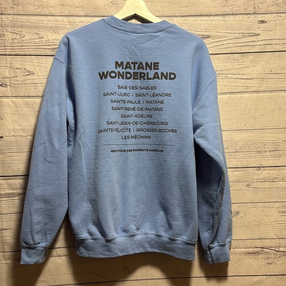 Les Wonderlands Blue Graphic Sweatshirt - Picture 7 of 7